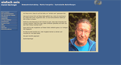 Desktop Screenshot of einfachsein.info